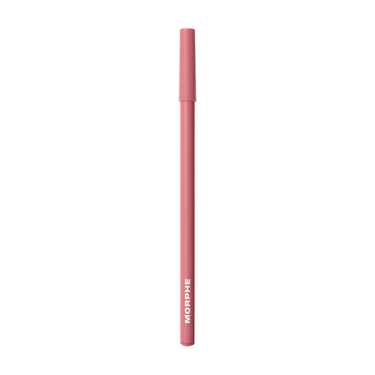 {Bubble Bath} Morphe Signature Lip Pencil in a soft pink shade, capped and closed, with MORPHE printed on the barrel.
