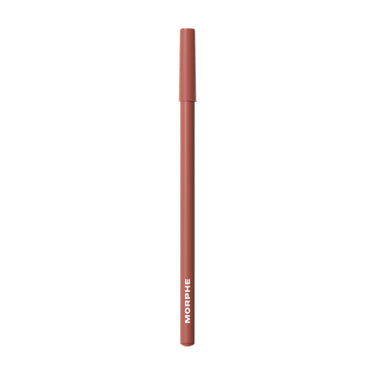 {Makeup Talk} Morphe Signature Lip Pencil in a warm mauve-nude shade, capped, with MORPHE printed on the barrel.