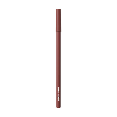 {Sugar Pie} Morphe Signature Lip Pencil in a warm mauve-brown shade, cap on, with MORPHE printed on the barrel.