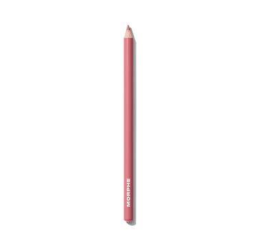 {Bubble Bath} Morphe Signature Lip Pencil in a sharpened mauve-pink shade with MORPHE printed on the barrel.