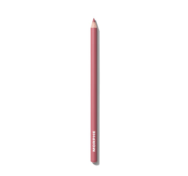 {Girl Talk} Morphe Signature Lip Pencil in a sharpened mauve-pink shade with MORPHE printed on the barrel.