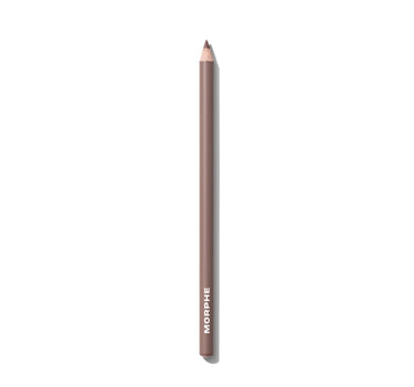 {Rock Steady} Morphe Signature Lip Pencil in a sharpened mauve-brown shade with MORPHE printed on the barrel.