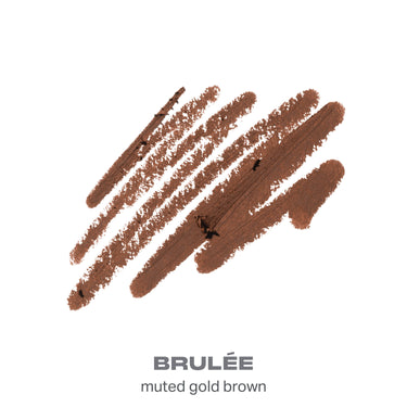 {Brulee} Signature Lip Pencil shade swatch in BRULÉÉ — muted gold brown.