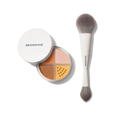 {Rich Harmony} | Bake & Set Loose Powder Quad & Brush Duo | Secondary image