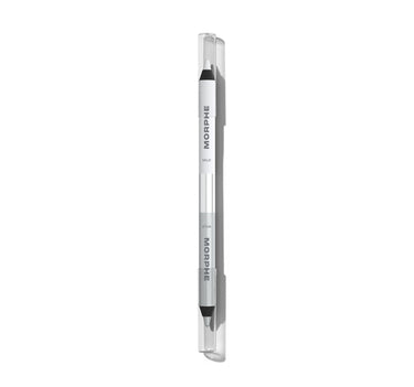 {Mild Or Wild (White/Shimmer Silver)} Morphe Bi-Liner Dual-Ended Gel Liner in white and silver packaging labeled MILD and WILD with black and shimmer tips.