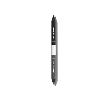 {Truth Or Dare (Black/Shimmer Charcoal)} Morphe Bi Liner Dual Ended Gel Liners dual-ended pencil with MORPHE, TRUTH, and DARE labels, black and shimmer charcoal tips on white background.