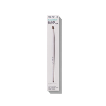 M383 Pointed Detail Eye Brush in cream MORPHE box labeled 