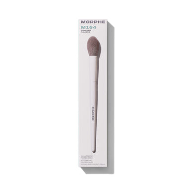 Morphe M164 Powder Poudre box: Small Pointed Powder Brush, Petit Pinceau Poudre Pointu, contains 1 brush. | M164 Small Pointed Powder Brush | Secondary image