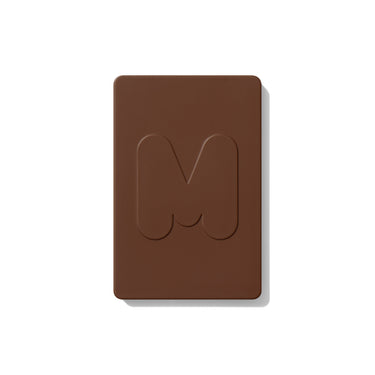 {Rio Carnival} Closed compact of the Morphe Cheek Thrills Bronze Tone Duos in Rio Carnival, deep warm brown lid with embossed M logo.