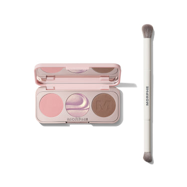ChromaPlus Eyeshadow Trio & M300 Dual-Ended Eyeshadow Brush Bundle | ChromaPlus Eyeshadow Trio & M300 Dual-Ended Eyeshadow Brush Bundle