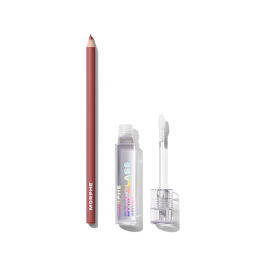 Signature Lip Pencil & Dripglass Crystal Super Shine Lip Gloss Bundle | Signature Lip Pencil & Dripglass Crystal Super Shine Lip Gloss Bundle