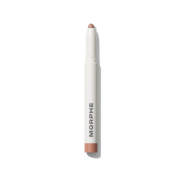 {Enhanced} Morphe Shapelifter Micro Contour Stick in shade Enhanced — white cylindrical stick labeled MORPHE with warm nude product tip and matching nude base.