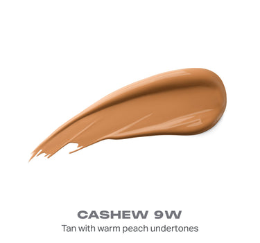 {Cashew 9w} Wakeup Artist Under Eye Correcting Concealer swatch in CASHEW 9W, Tan with warm peach undertones