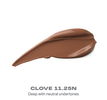 {Clove 11.25n} Wakeup Artist Under Eye Correcting Concealer shade swatch in CLOVE 11.25N — Deep with neutral undertones.