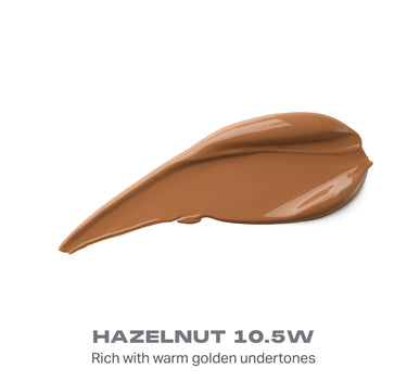 {Hazelnut 10.5w} Wakeup Artist Under Eye Correcting Concealer swatch in HAZELNUT 10.5W, Rich with warm golden undertones.