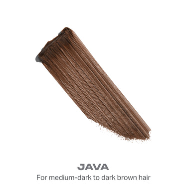 {Java (deep brown)} Swatch of Morphe Supreme Brow Sculpting And Shaping Wax in shade Java — JAVA — For medium-dark to dark brown hair