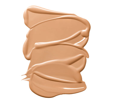 {Filter Tan 24} Stacked swatches of Filter Effect Soft Radiance Concealer in a warm medium-tan shade, showing creamy, blendable texture.